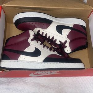 Nike Brown and White Sneakers Classic Style